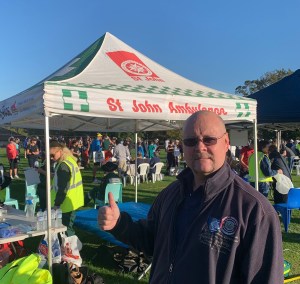 WE FOUND THE MEDICAL TENT.